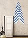 Utopia Towel 30 x 60 Inch Cotton Beach Towel in Cabana Stripe – Blue