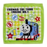 きかんしゃトーマス ラッキーデー ハンドタオル グリーン 約34×35cm