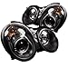 Spyder Auto Mercedes Benz CLK Black Halogen Projector Headlight