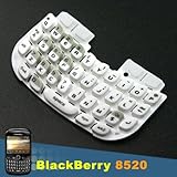Original White QWERTY Keypad Keyboard for Blackberry Curve 8520 8530 OEM