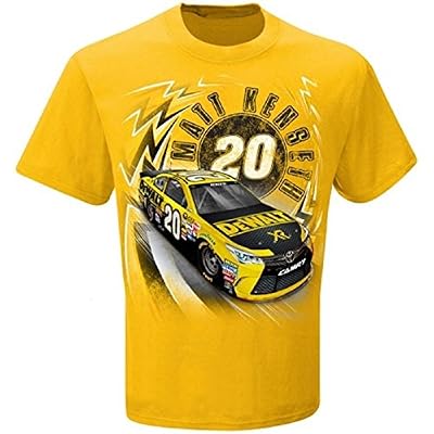 Matt Kenseth #20 Dewalt NASCAR Adult Speedbolt T-Shirt-Gold