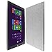 Skinomi Brushed Aluminum Full Body Skin Compatible with Microsoft Surface Pro 3 (Full Coverage) TechSkin with Anti-Bubble Clear Film Screen Protector