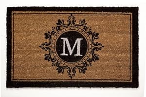 Imperial Monogram Coir Mat - M