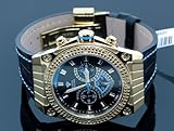Aqua Master Mens Yellow Gold Diamond Watch