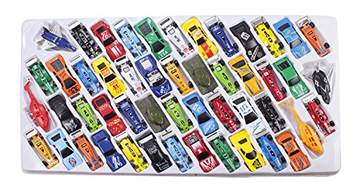 Die cast metal plastic toy car, a massive set of 50 toy cars, rac…