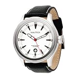 Nautica Men's N11053G NCS 300 Date Silver Dial Watch