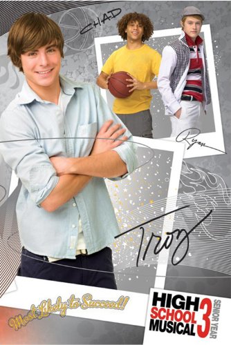 Empire 171207 High School Musical 3- Troy ComboTV Film Poster Druck - 61 x 91.5 cm Preisvergleich