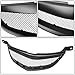 Compatible with Mazda3 Mazda 3 ABS Plastic Mesh Front Grille (Black) - 1st Gen BK