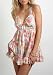 Betsey Johnson Intimates Shadow Striped Babydoll with Matching G-String Sleepwear