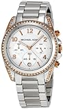 Michael Kors Women's MK5459 Blair Silver & Rose Gold Watch