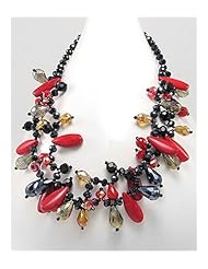 Dyed Howlite Necklace In Zinc