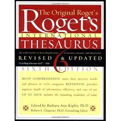 Roget's International Thesaurus, 6th Edition
