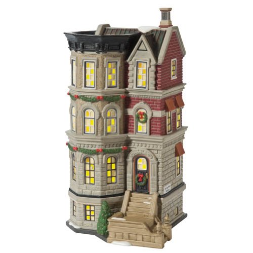 Department 56 Christmas in the City Village 64 City West Parkway Lit House