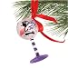 Kansas State Wildcats Hand-Painted Mini Wine Glass Christmas Ornament