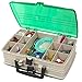 Home Wakeman Fishing Two Sided Tackle Box - 12 X 9 X 4 Inches (80-FSH5000)