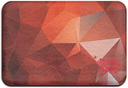 California Bear Print Cosy Personalized Door Mat