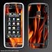 Verizon LG Voyager red flame Gel Skin vyger-g8