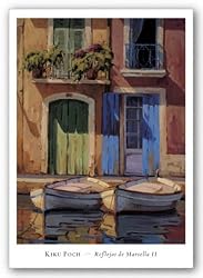 Reflejos de Marsella II by Kiku Poch 18"x24" Art Print Poster