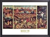 Poster Art Print framed: Hieronymus Bosch - Garden Of Earthly Delight (32 x 24 inches)