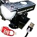 Bright Eyes 300 Lumen USB Rechargeable Micro Bike Light and Taillight - Reliable Bicycle Headlight