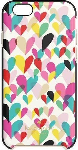Kate Spade New York - Confetti Heart Hybrid Hard Shell Case for Apple iPhone 6 - Rainbow