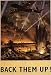 Vintage World War Two WW2 British Military Propaganda Poster Back Them Up!
