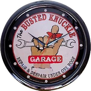 Busted Knuckle Garage BKG-67 Wall Clock Busted Knuckle Garage BKG-67 Wall Clock
