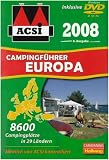 Promobil Europa ACSI Internationaler Campingf�hrer 2008: 8600 Campingpl�tze in Europa - Gratis Europakarte mit Durchreisecampingpl�tze - 