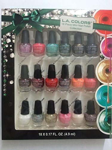 LA Colors 18 Piece Mini Nail Polish Collection