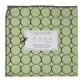Swaddle Designs Ultimate Receiving Blanket - Lime Mod Circles