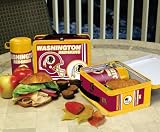 WASHINGTON REDSKINS Team Logo Tin Metal LUNCH BOX & THERMOS (7 x 8 1/2 x 4) by Memory Company