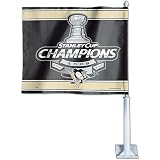 Wincraft Pittsburgh Penguins 2009 Stanley Cup Champions Locker Room Car Flag - Pittsburgh Penguins One Size