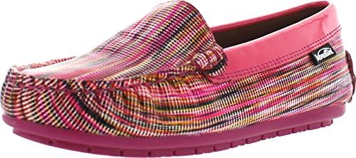 Venettini Girls 55-Gordy Leather Loafers Shoes,Fuchsia Wave/Pink,31