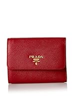 Prada Cartera Wallet Small (Rojo)