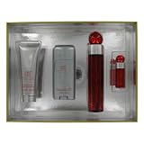 Perry Ellis 360 Red by Perry Ellis - Gift Set -- 3.4 oz Eau De Toilette Spray + 3 oz After Shave Balm +2.75 oz Deodorant Stick + .25 oz Mini EDT Spray - 403256