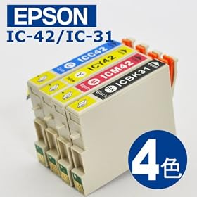 �G�v�\��(EPSON)�Ή� �݊��C���N IC42/31(IC-42/31)�n �R�{�P�F�Z�b�g �v�����^�[�C���N�@�C���N�J�[�g���b�W