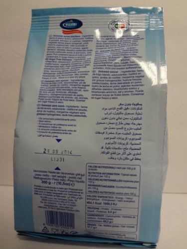ELLEDI DOLCEZZE Senza Zucchero Biscotti - SUGAR FREE BISCUITS 10.5 OZ MADE IN ITALY