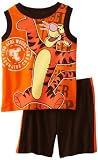 Disney Baby-Boys Infant 2 Piece Tigger Short Set, Mandarin Orange, 18 Months