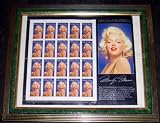 Marilyn Monroe 1995 Postage Stamp BlocK Framed (Movie Memorabilia)