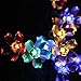 Innoo Tech Multi Color Blossom Solar Outdoor String Lights Fairy Flower, 50 Led Garden Lights for Holiday, Chrismas, Party, Wedding,Patio