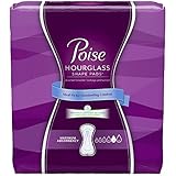 Poise Hourglass Shape, Maximum Absorbency Incontinece Pads, Regular Length 39ct.