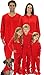 SleepytimePjs Women's Red Fleece Footed Pajamas for Family- Sml