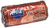 Lyons Chocolatey Wheatmeal Digestives, 10.5-Ounce Packages (Pack of 12)