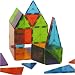 Translucent Magna-Tiles Magnetic Building Tiles: Clear Colors 32 piece set With 3-D Ideas