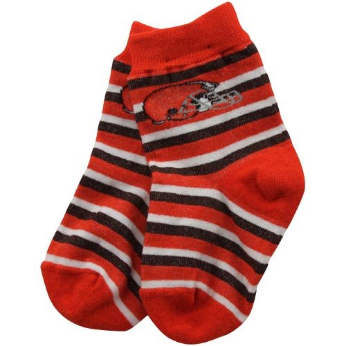Cleveland Browns Infant Brown NFL Stripe Socks