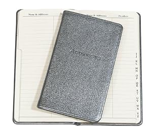 5" Metallic Leather Pocket Address Book