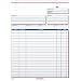 Adams Invoice Unit Set, 8.5 x 11.44 Inch, 3-Part, Carbonless, 100-Pack, White and Canary and Pink (NC3812)