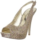 Madden Girl Women's Jassperr Slingback Pump,Gold Multi,10 M US