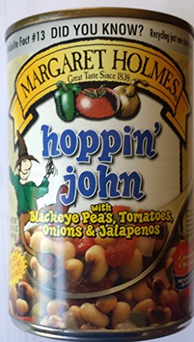 Margaret HolmesHoppin' John with Blackeye Peas, Tomatoes, Onions & Jalapenos 14.5 Oz (Pack of 6)