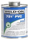 Weldon 10161 1 Quart 721 PVC Cement, Blue